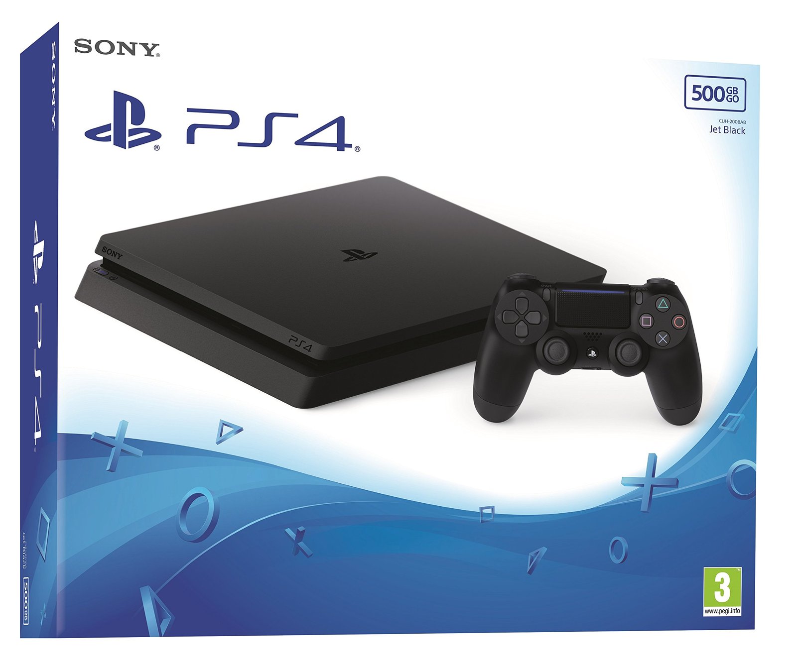 ps4 new 1000gb مع قبضة اورجينال