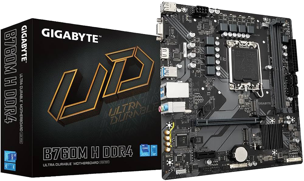 GIGABYTE M/B B760M H DDR4