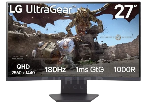LG Monitor GS60QC-B 27-inch QHD (2560x1440) 180Hz