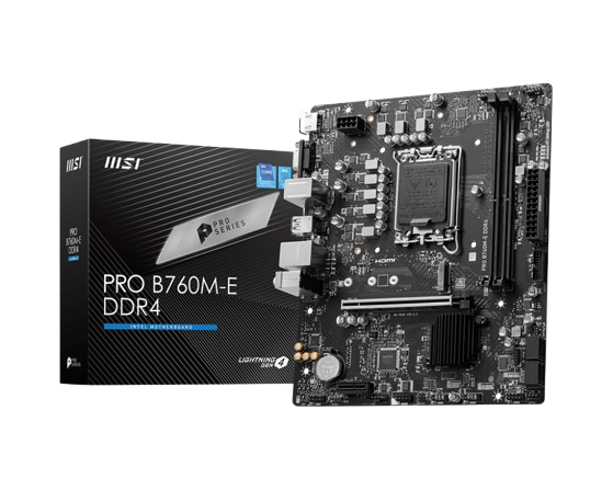 B760 m e msi ddr4