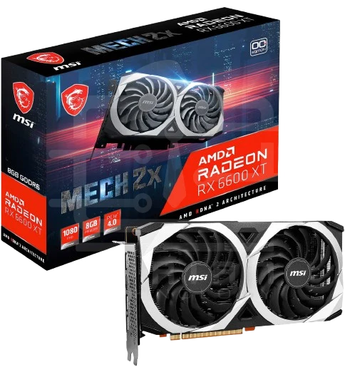 MSI GAMING X RX 6600 XT 8GB GDDR6 160watt