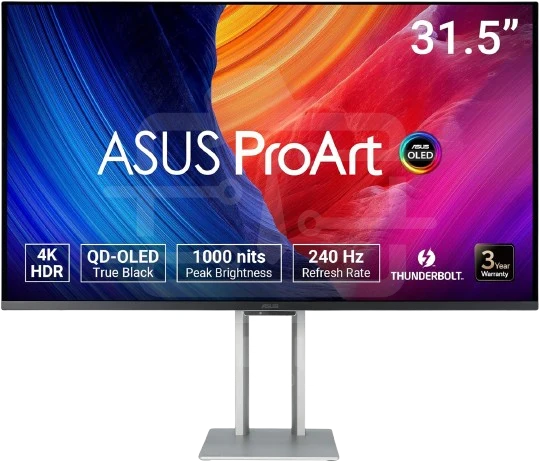 ASUS ProArt Display 4K UHD QD OLED PA32UCDM Professional Monitor 32