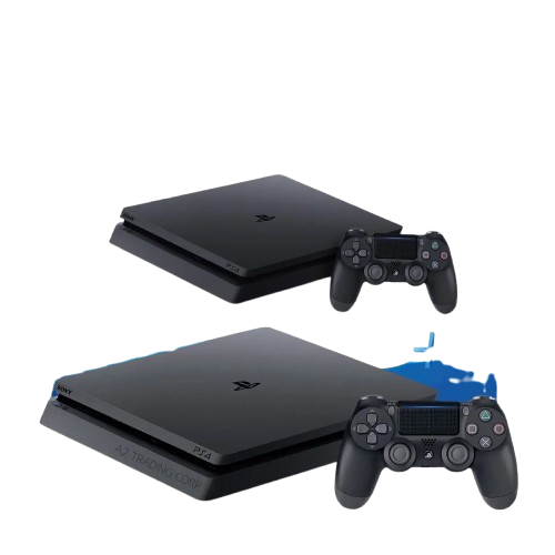 Ps4 slim 1T Open Box  مع قبضة) ومعدلة على ألعاب جاهزة)