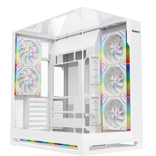 Majesty Falcon Gaming – PC Case (WHITE)