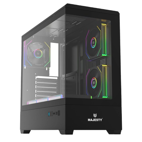 Majesty RAAD PRO Gaming – PC Case (BLACK)