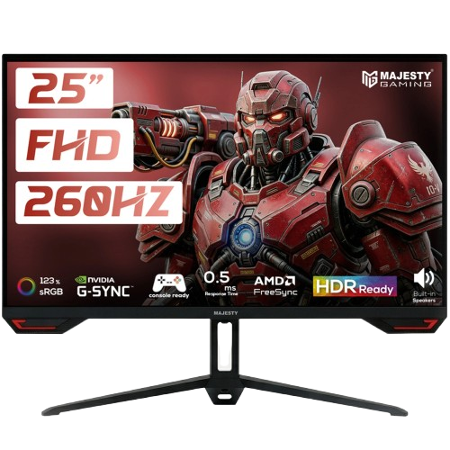 Majesty Gaming Monitor 24.5" FHD 260Hz 0.5ms IPS