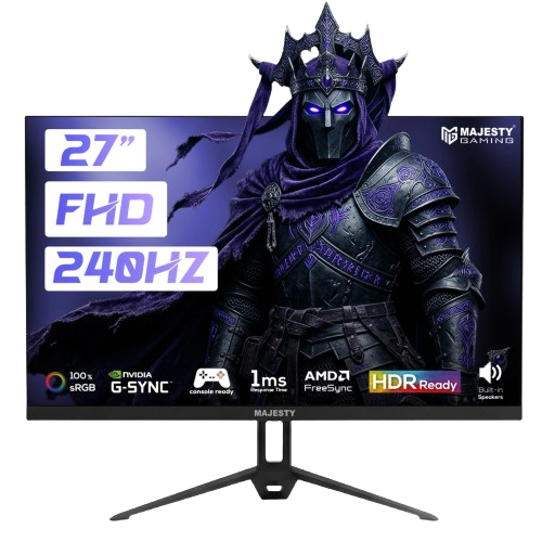 Majesty Gaming Monitor 27 inch FHD 240Hz 1ms IPS