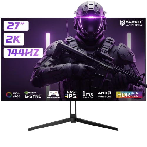 Majesty Gaming Monitor 27-inch 2K QHD 144HZ