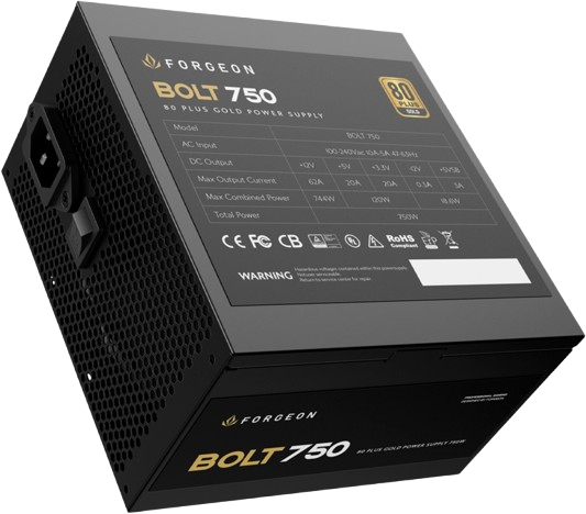 Power Supply FORGEON BOLT 750watt 80+ GOLD