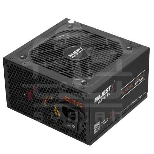 MAJESTY Power Supply 650W Bronze  Compatible with ATX 3.0