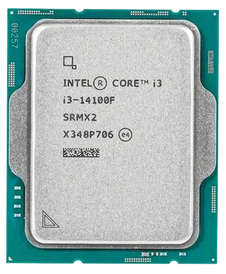 Core i3 14100Fl 4 Cores 8 threads 58watt LGA 1700