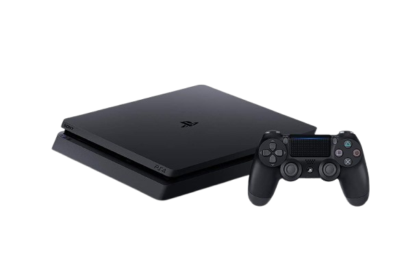 PS4 Slim 500GB مختومة ومعدلة على الألعاب جاهزة+قبضة