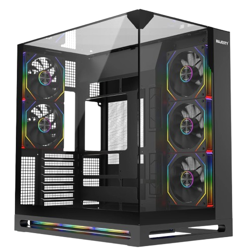 MAJESTY FALCON X GAMING CASE + 8 ARGB FANS