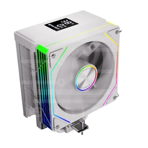مبرد هوائي MAJESTY ARGB Air Cooler for Processor (WHITE)