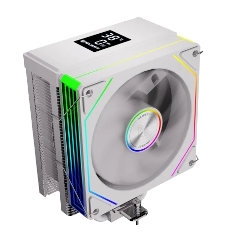 مبرد هوائي MAJESTY ARGB Air Cooler for Processor (WHITE)
