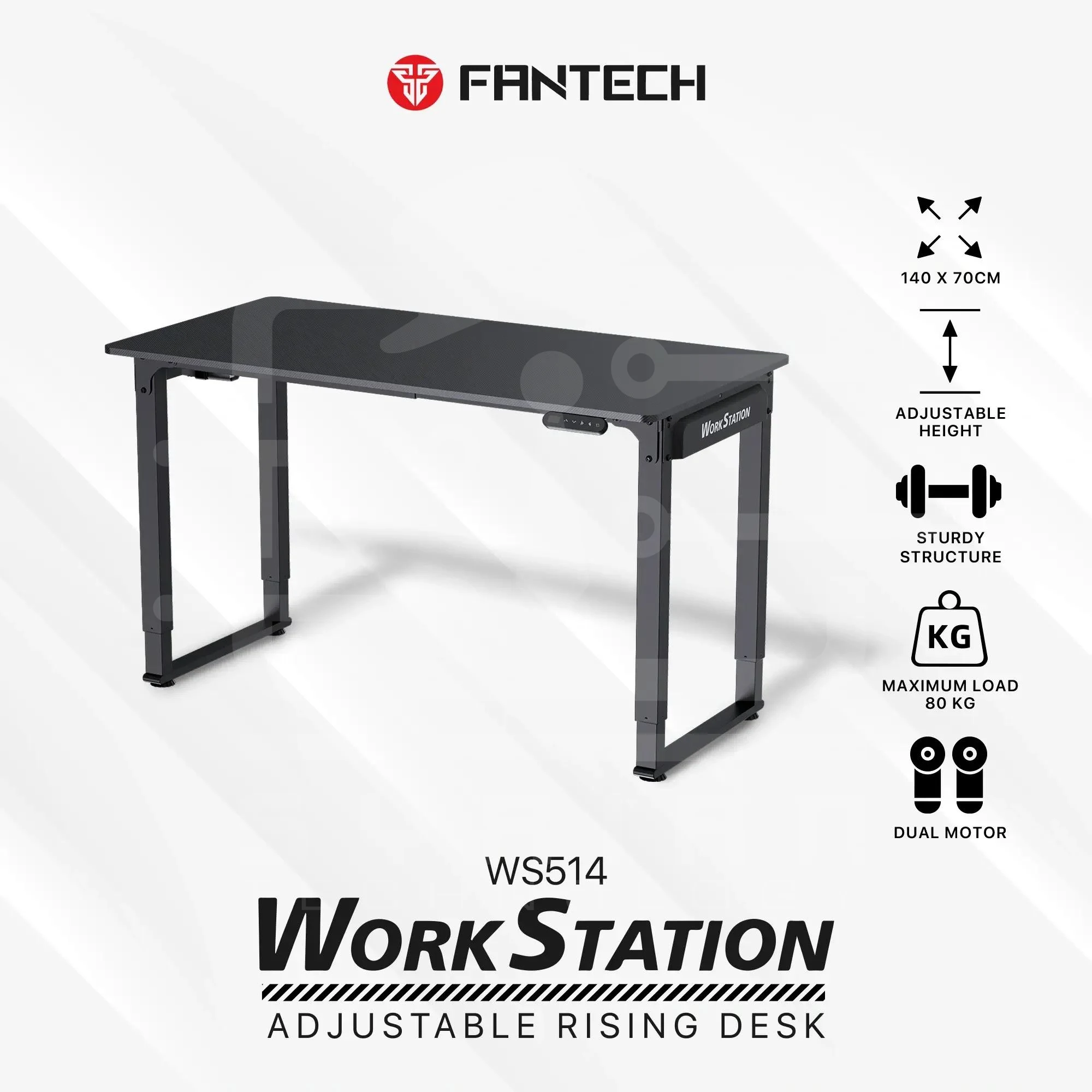 FANTECH WORKSTATION WS514 ADJUSTABLE RISING DESK