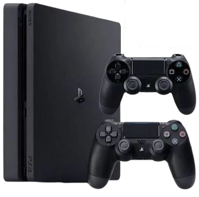 Ps4 slim 500GB Open Box بالكرتونة) ومعدلة على ألعاب جاهزة مع قبضتين أورجينال)
