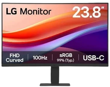 LG 24U421A-B FHD IPS 100Hz monitor Curved