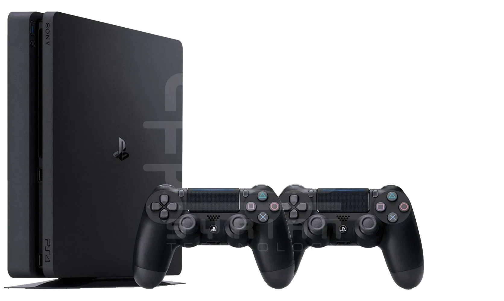 Ps4 slim 500GB Open Box  ومعدلة على ألعاب جاهزة مع قبضتين أورجينال مع كرتونة