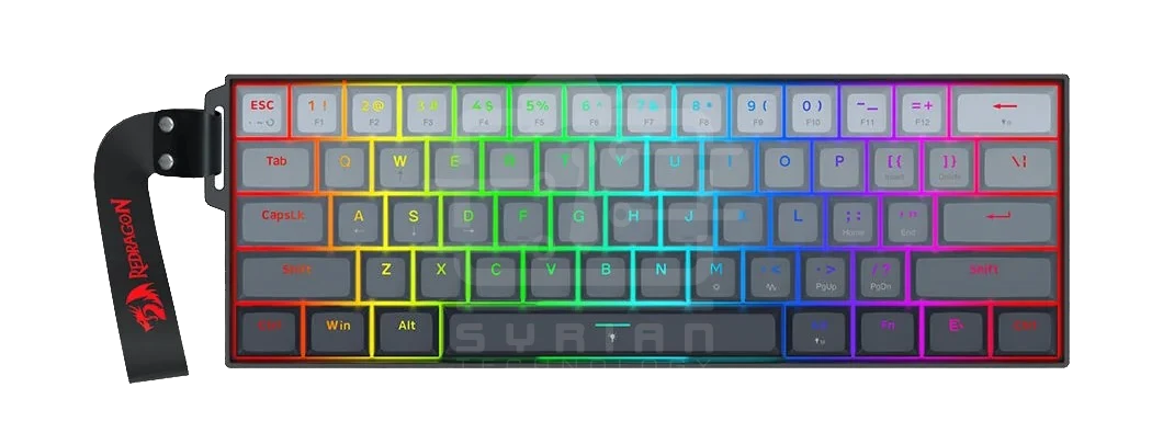 Redragon Keyboard K617GGB-RGB-MP