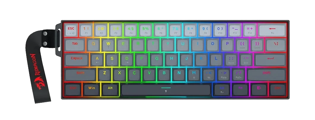 Redragon Keyboard K617GGB-RGB-MP