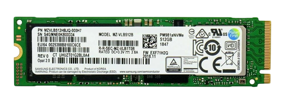 Samsung Samsung MZ-VLB512B SSD NVMe 512GB