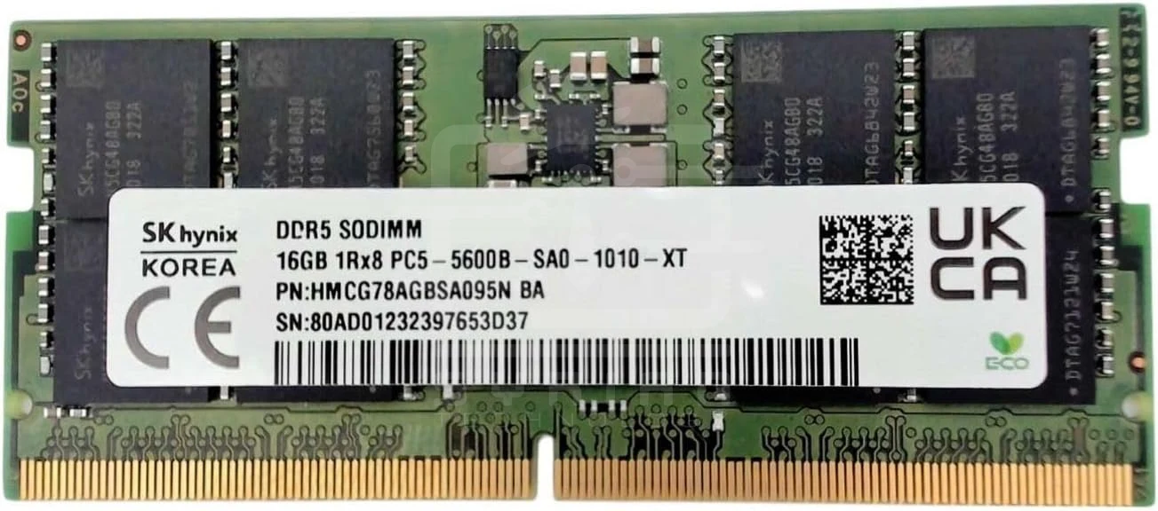 SK Hynix 16GB DDR5 5600MHz laptop RAM
