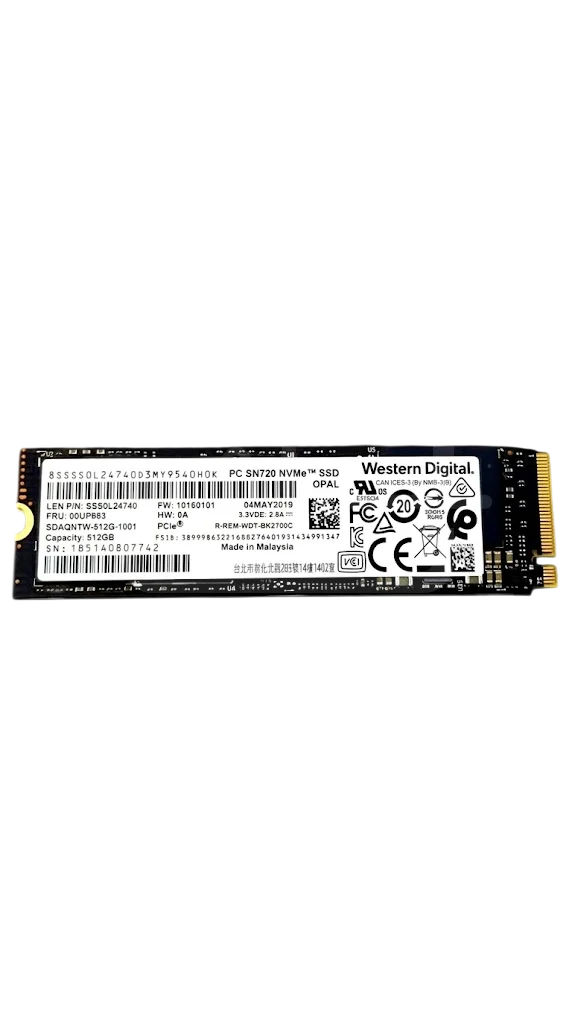 WD SN720 512GB NVMe SSD