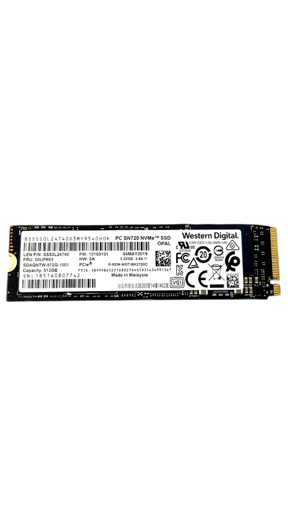 WD SN720 512GB NVMe SSD