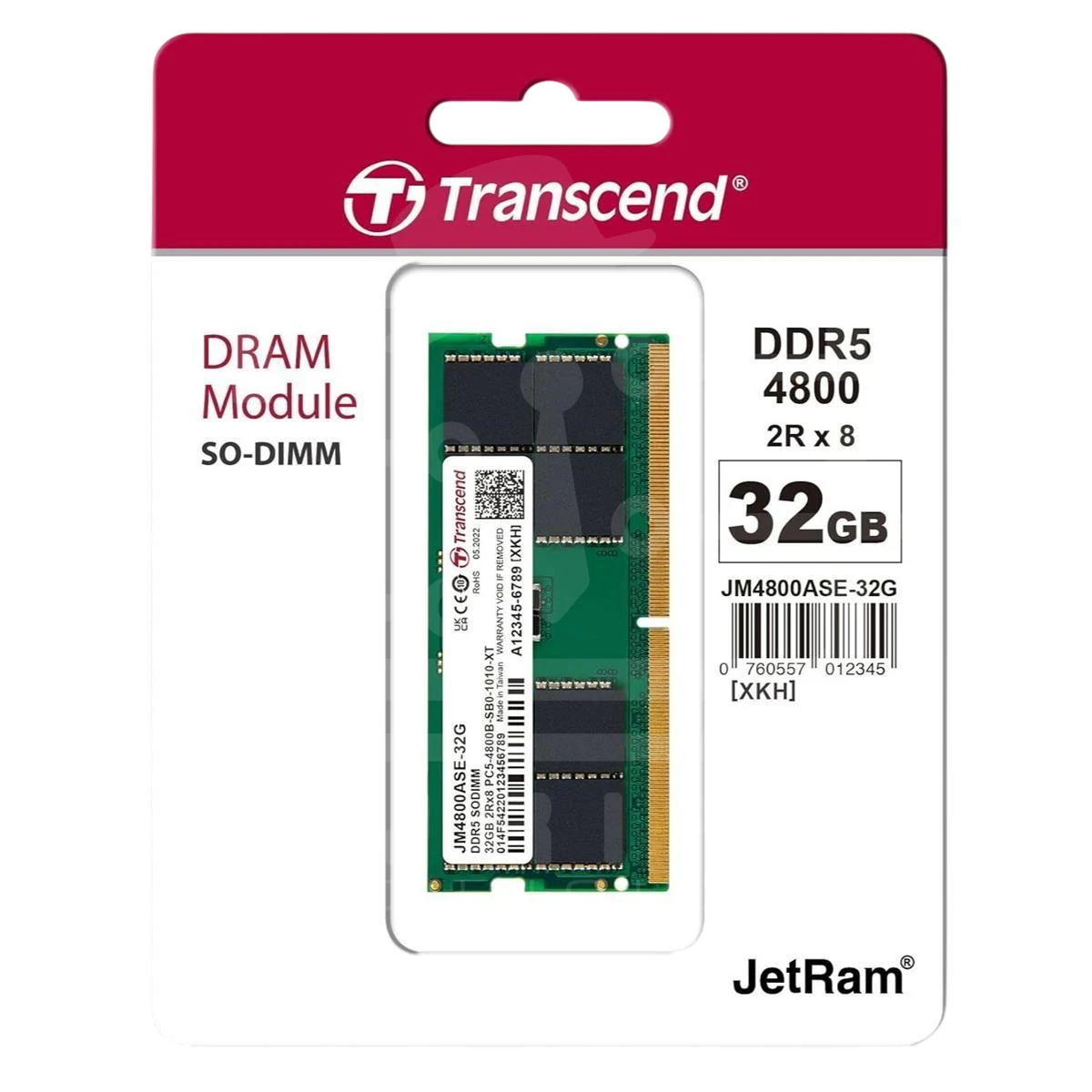 TRANSCEND Laptop RAM 32GB DDR5