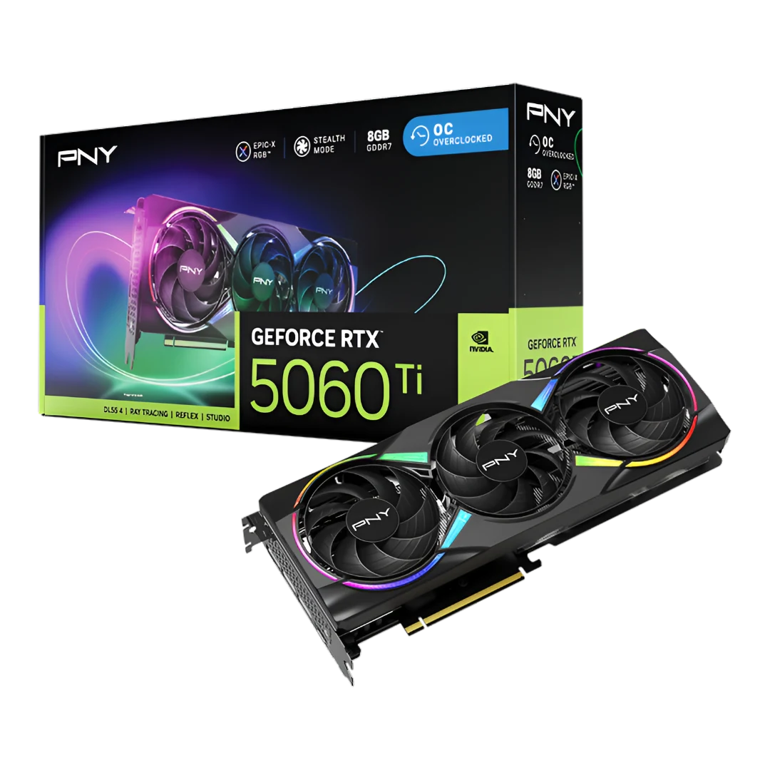 PNY GeForce RTX 5060 Ti 8GB EPIC-X RGB OC