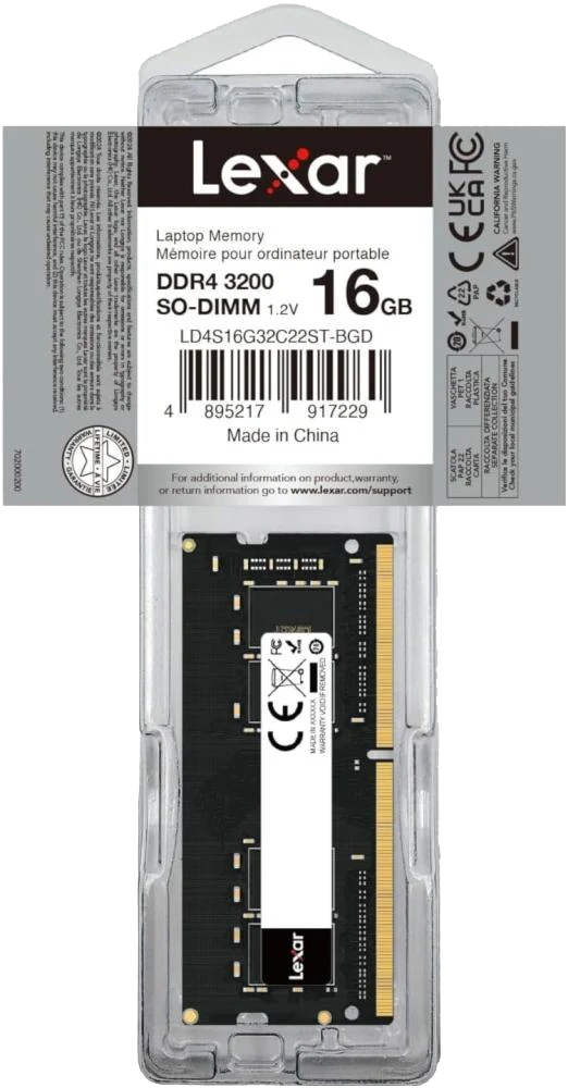 Lexar laptop RAM 16GB DDR4
