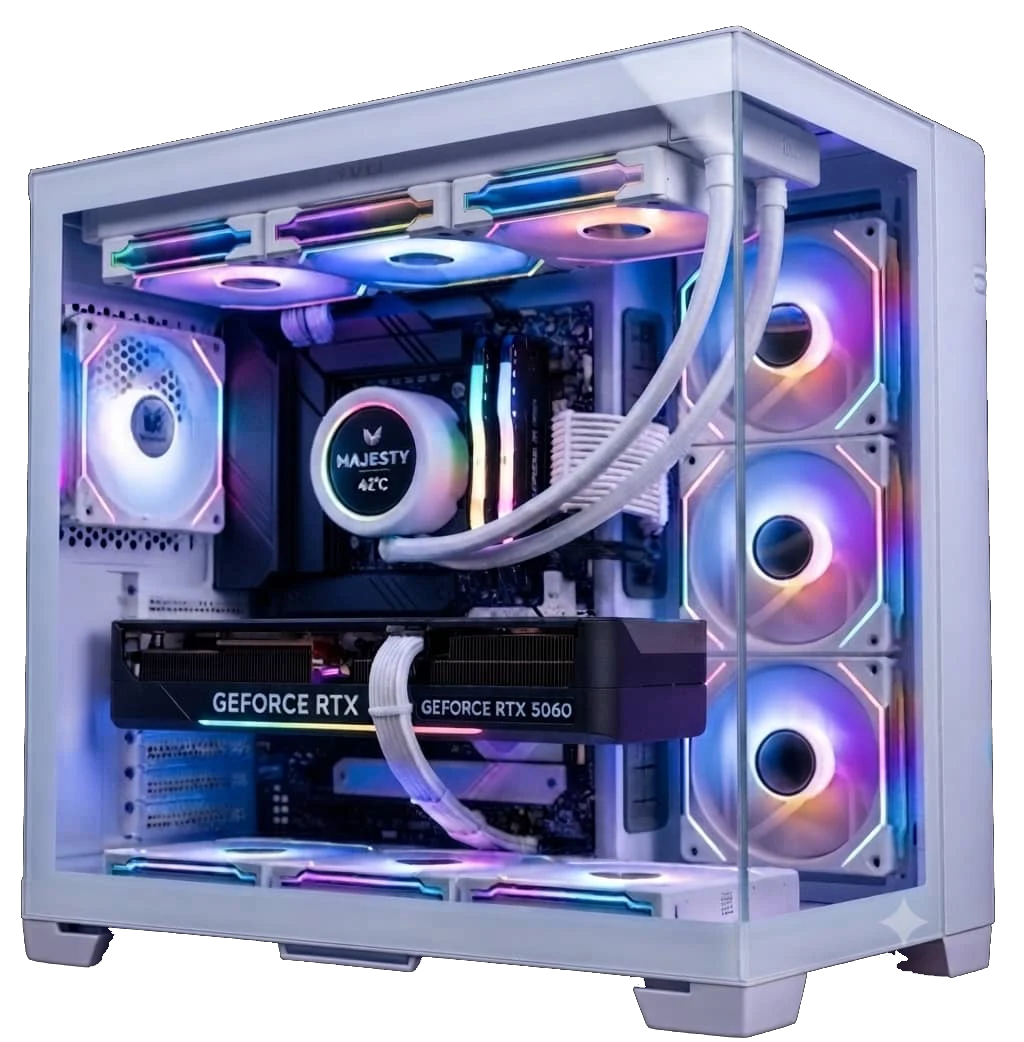 M.B. ASUS PRIME H610M-K i5 14400f RTX 5060 8GB RAM 16GB SSD 256 HDD 1TB