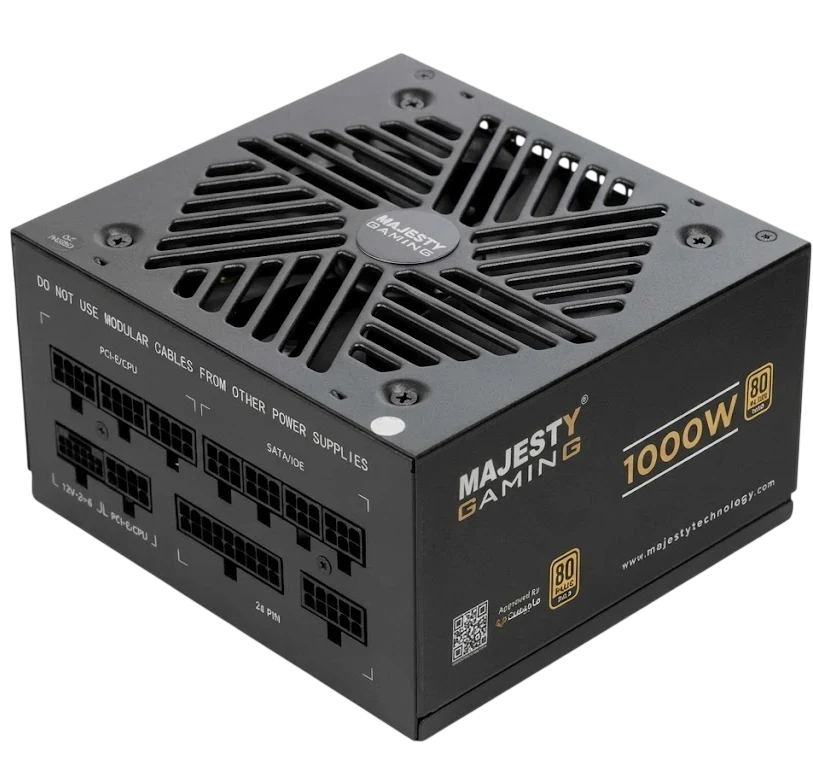 Majesty power supply full modular 1000w gold 80+