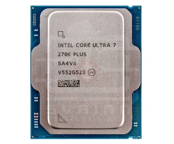 Intel Core Ultra 7 270K Plus, 24cores (8P+16E)/24T , up to 5.5 GHz, 40MB cache