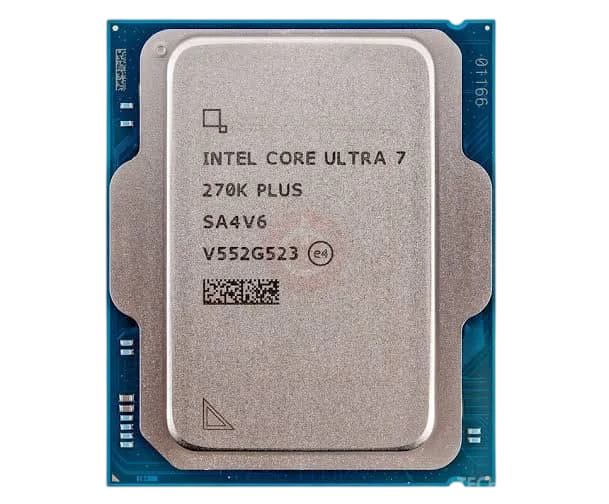 Intel Core Ultra 7 270K Plus, 24cores (8P+16E)/24T , up to 5.5 GHz, 40MB cache