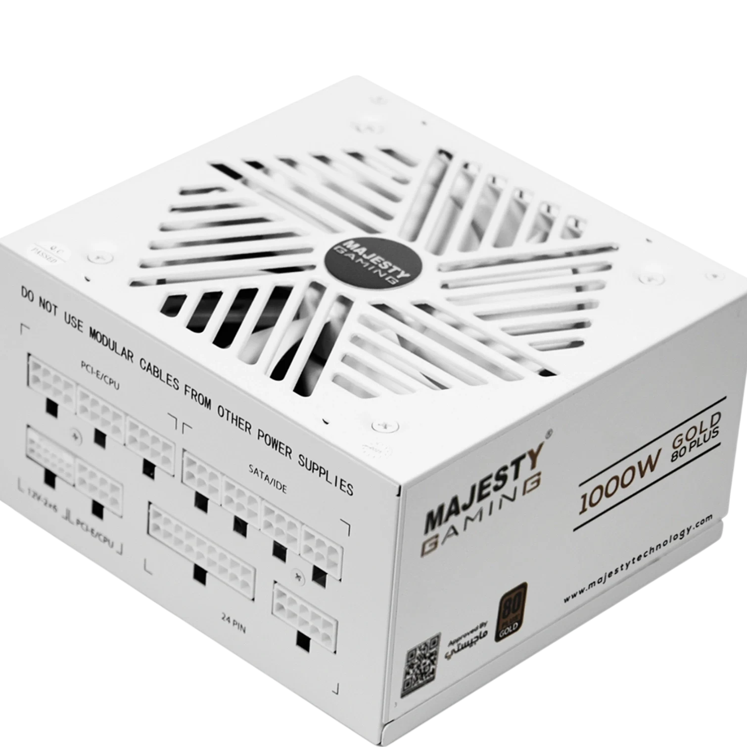 Majesty Power Supply 1000W 80+ Gold (white)