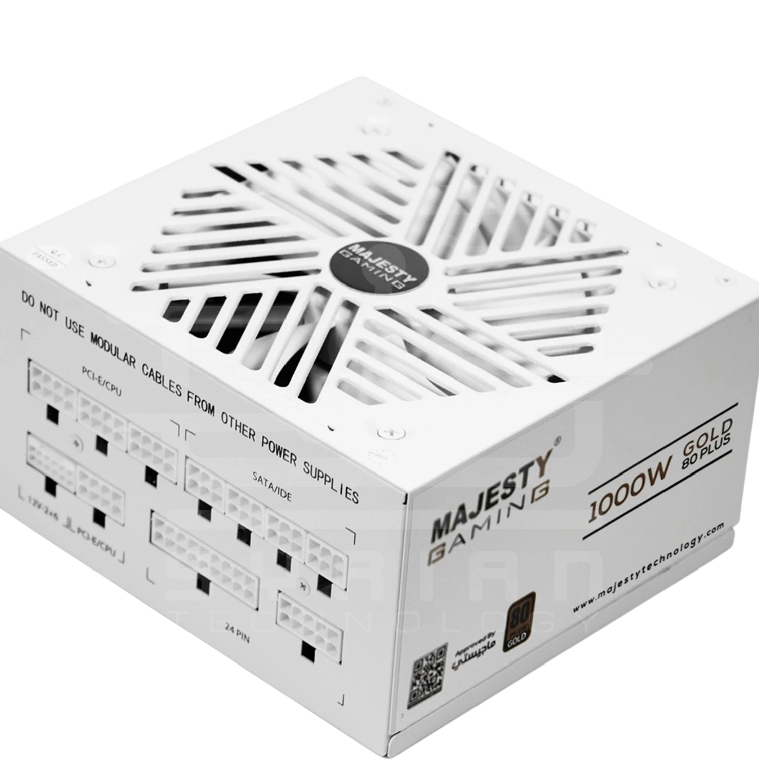 Majesty Power Supply 1000W 80+ Gold (white)