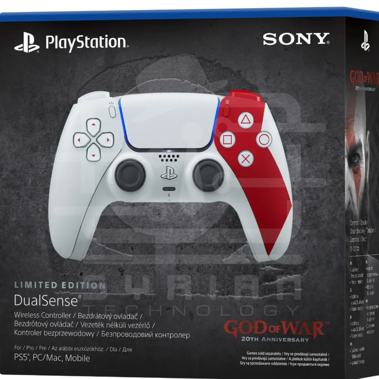 PS5 DualSense Controller God of War 20th Anniversary Limited Edition