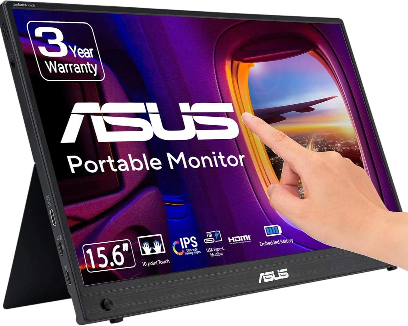 ASUS ZenScreen Touch MB16AMTR 15.6Inch FHD 60Hz