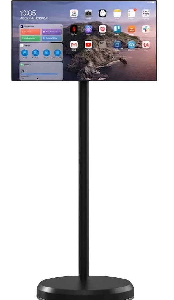 HAIYIAN 32 Inch Metal Body Mobile Smart Display Android Touch Screen