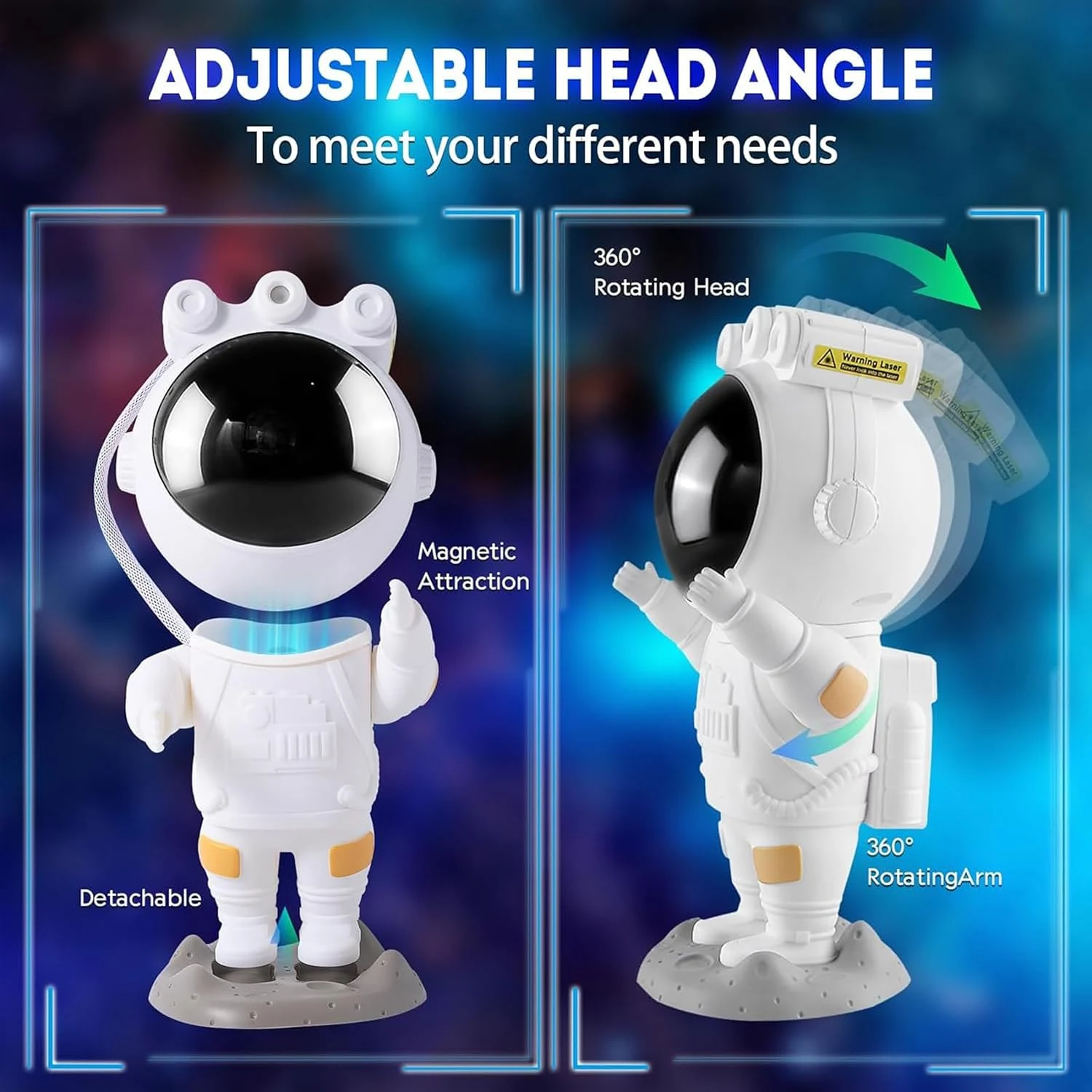 بروجكتر سديم صغير — رائد الفضاء Astronaut Nebula Projector