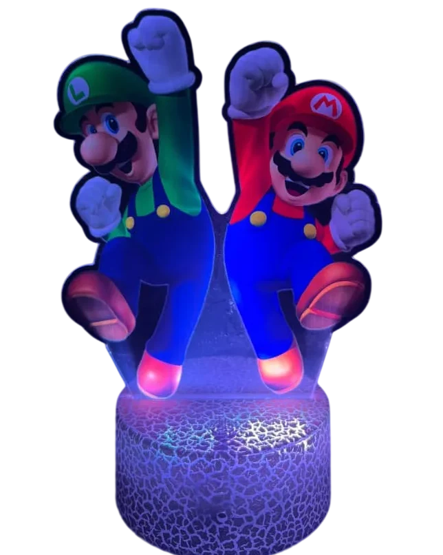ليد لامب (3D) أكريليك — سوبر ماريو