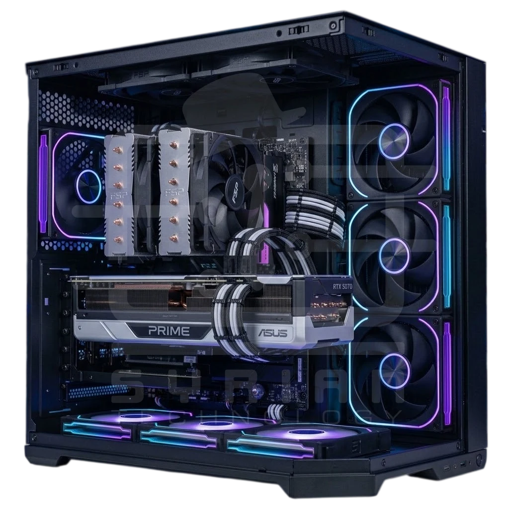 M.B GIGABYTE B760 DDR5 I7 12700KF ASUS PRIME RTX 5070 12GB RAM 16GB SSD 1TB