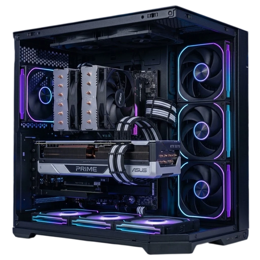 M.B GIGABYTE B760 DDR5 I7 12700KF ASUS PRIME RTX 5070 12GB RAM 16GB SSD 1TB