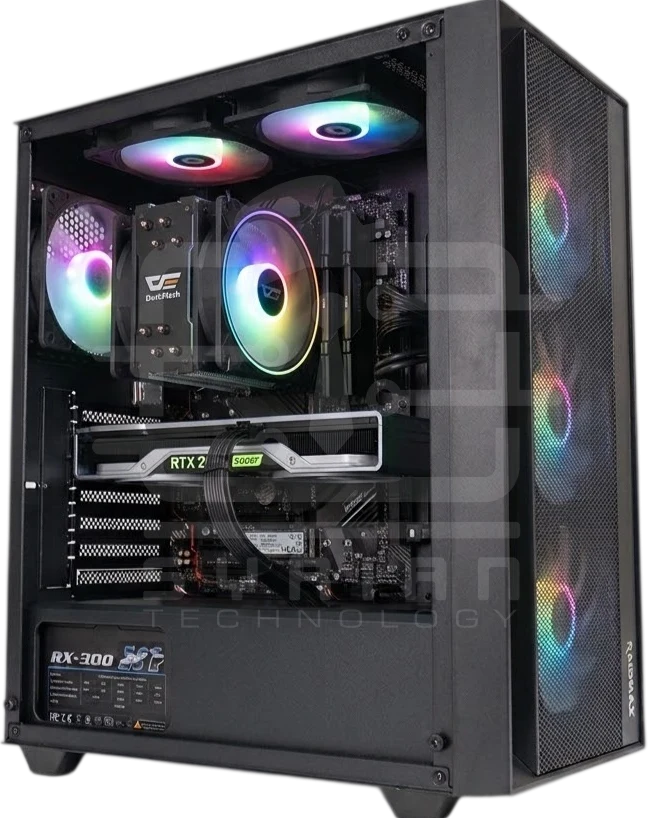 M.B ASUS TUF B350 I7 9600K RTX 2070 SUPER RAM 16GB SSD 512GB