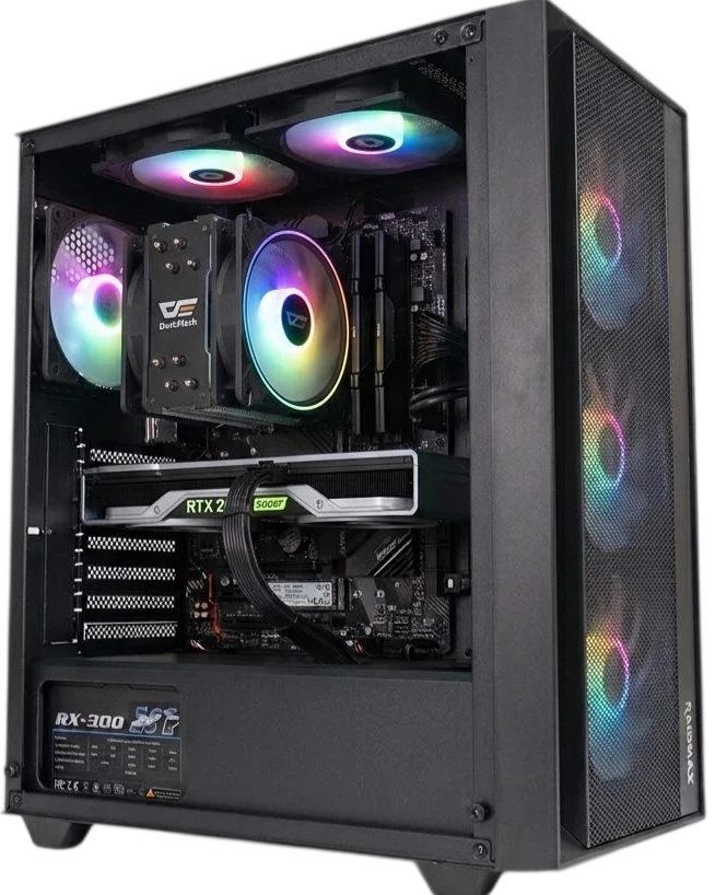 M.B ASUS TUF B350 I7 9600K RTX 2070 SUPER RAM 16GB SSD 512GB
