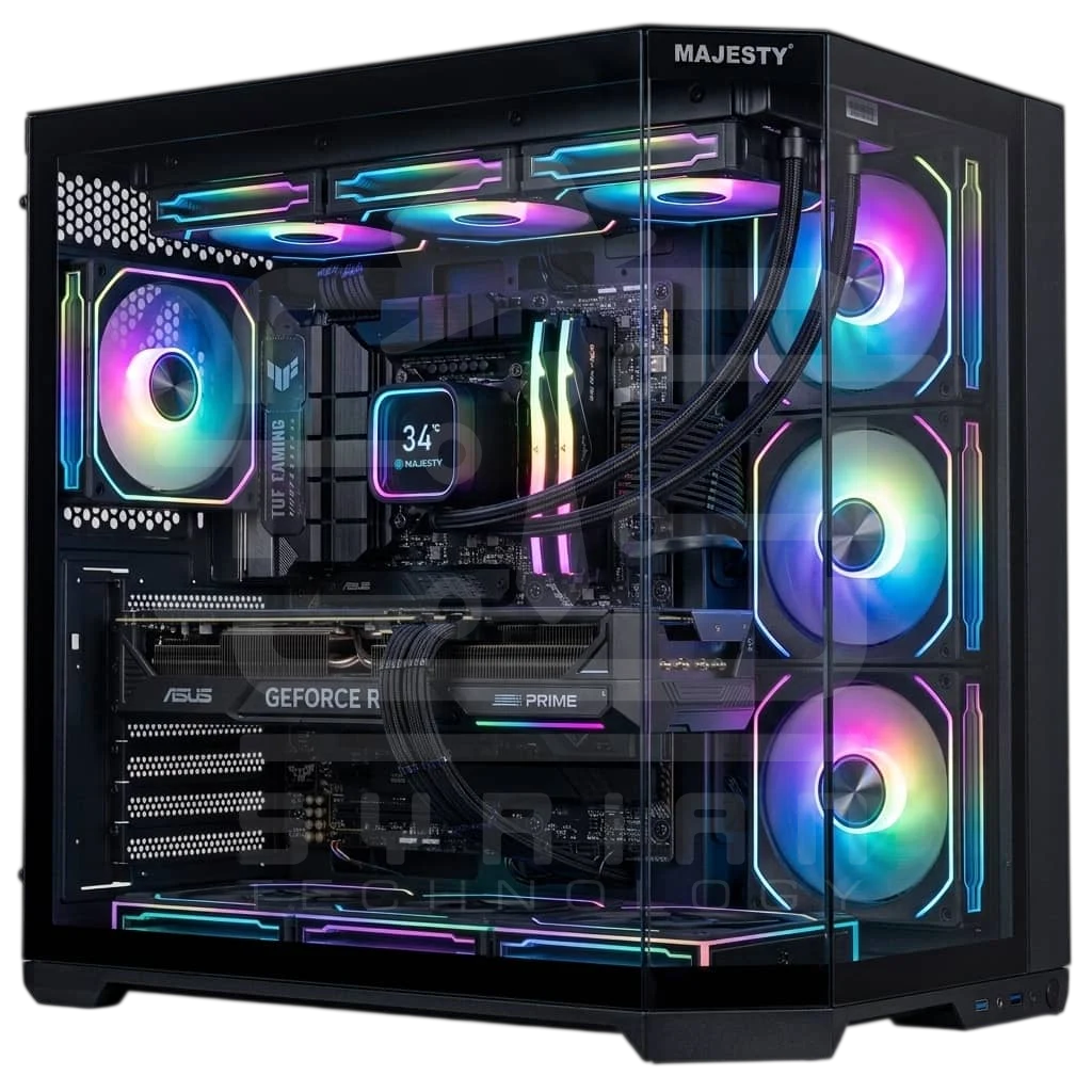 M.B. ASUS TUF B850M PLUS WIFI Ryzen 7 7800X3D RTX 5080 OC RAM 32GBSSD 1T5080