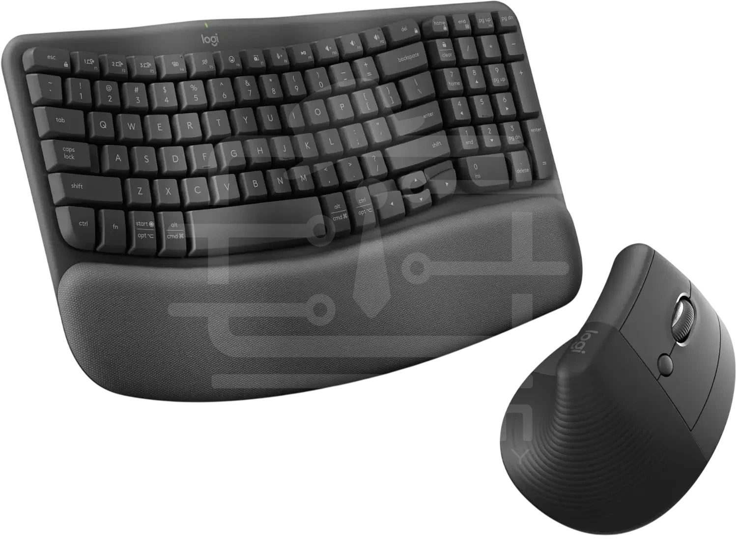 Logitech Wave Keys Keyboard & Lift Mouse Ergonomic Combo
