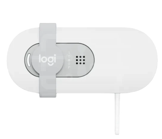 Logitech Brio 100 Full HD 1080p Webcam White for Meetings and Streaming